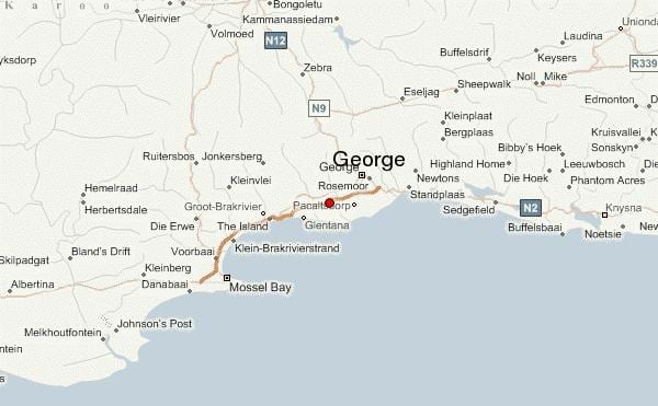 mapa george Kapské Město