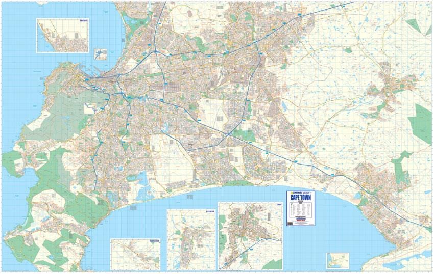 mapa mapa Kapské Město studio
