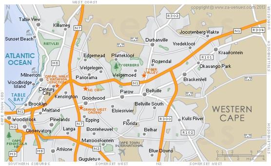 mapa plattekloof