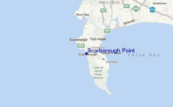mapa scarborough Kapské Město