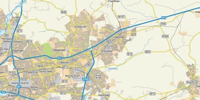 Mapa brackenfell Kapské Město