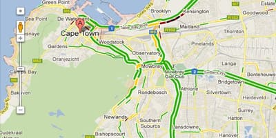 Mapa brooklynu Kapské Město
