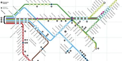 Cape Town station mapě