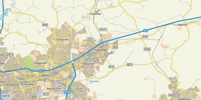 Mapa kraaifontein Kapské Město