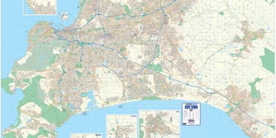Mapa mapa Kapské Město studio