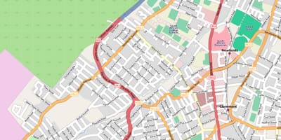 Mapa newlands Kapské Město