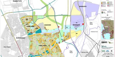 Mapa parklands, Cape Town 