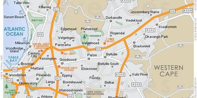 Mapa plattekloof