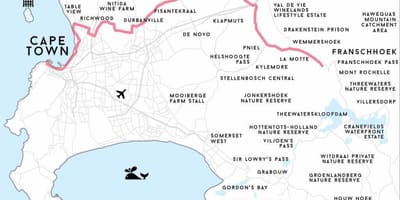 Mapa richwood Kapské Město 
