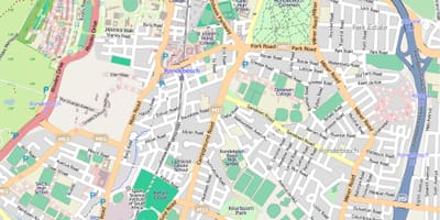 Mapa rondebosch, Cape Town
