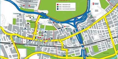 Mapa z university of Cape Town