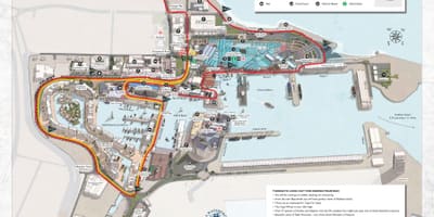 Mapa v&a waterfront mall